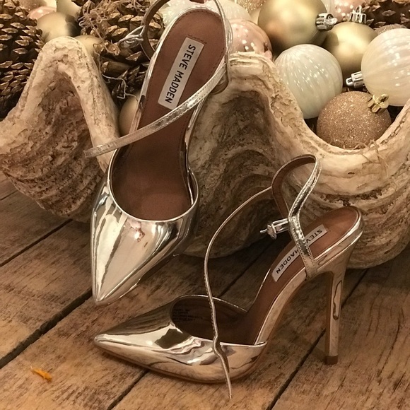 Steve Madden pizzel silver pump - Picture 7 of 8